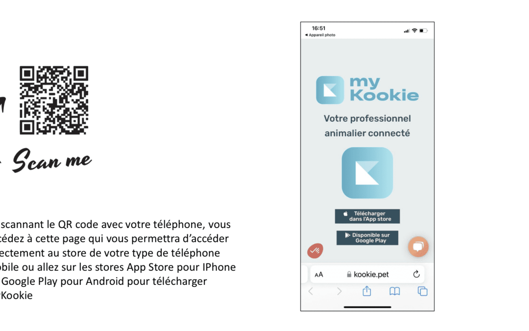Installation : Qr code à scanner ou lien plus bas